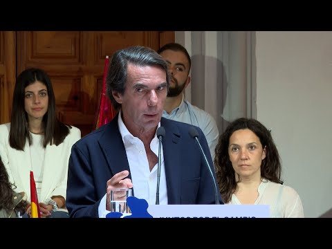 Aznar pide a los ciudadanos dar cuanta más fuerza mejor a PP