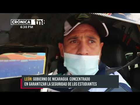 «Miden las costillas» a conductores de transporte escolar en León - Nicaragua
