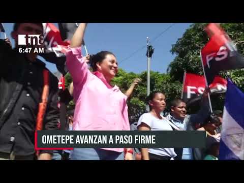Inauguran nueva carretera en saludo al día de la mujer en Ometepe