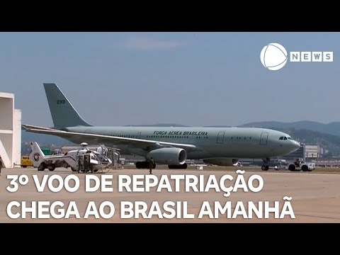 Terceiro voo com repatriados sai de Lisboa e deve chegar ao Brasil na manhã desta quinta