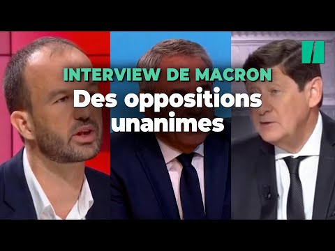 Après l'interview de Macron, la gauche et la droite fustigent une intervention « pour rien »