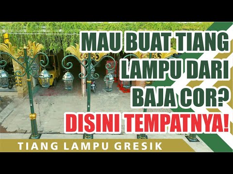 Desain Tiang Lampu Pedestrian Gresik