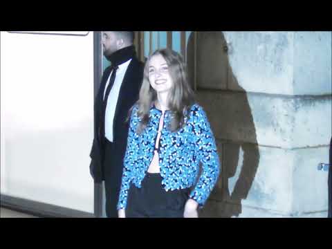 Lucie Saada arrive au Diner Gala de la Mode @ Paris 30 janvier 2025