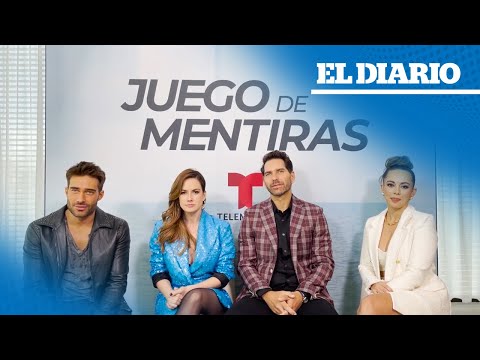 Juego de Mentiras: Reparto responde preguntas sobre la nueva producción de Telemundo | El Diario