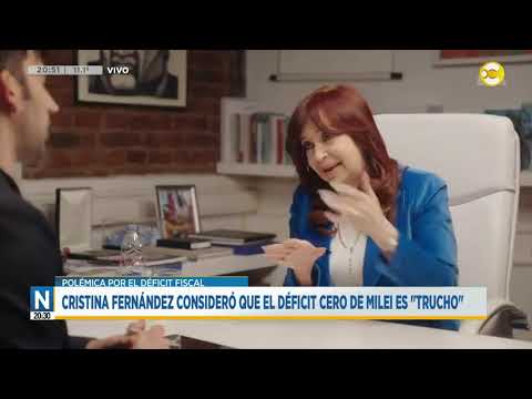 Cristina Fernández: el déficit cero es trucho, no hay dólares, es insostenible ?N20:30? 01-07-24