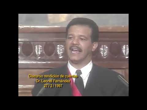 Rendición de cuentas de Leonel Fernández 27 febrero del 1997