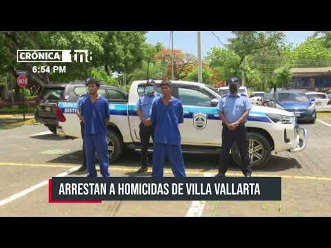 Policía Nacional captura a sujetos que mataron a un hombre en Managua - Nicaragua