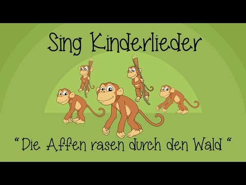 Die Affen rasen durch den Wald - Kinderlieder zum Mitsingen | Sing Kinderlieder