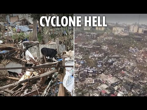 Up to 1,000 feared dead after most powerful cyclone in 90 YEARS batters French island