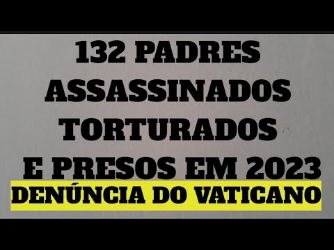 Vaticano SE MANIFESTA após nosso canal divulgar ASSASSINATOS DE PADRES NO BRASIL.