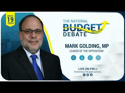 Budget Debates 2024 Mark Golding