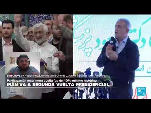 Said Chaya: Los números electorales manifiestan un rechazo en Irán • FRANCE 24 Español