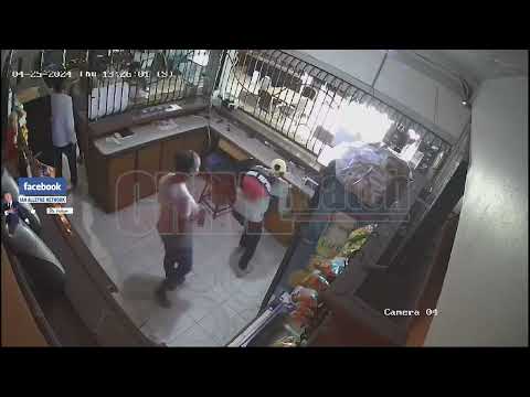 CCTV footage captured a robbery at Mirage Bar along Watts Street, Curepe on Thu 25th April, 2024.