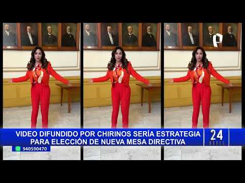 Video difundido por Patricia Chirinos sería estrategia para elección de nueva Mesa Directiva