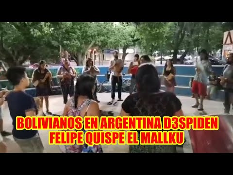 DESDE LA PLAZA TÚPAC AMARU ARGENTINA D3SPIDEN A FELIPE QUISPE EL MALLKU...