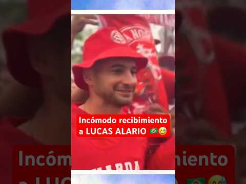 El incómodo recibimiento a LUCAS ALARIO en #BRASIL | Inter de Porto Alegre #Argentina #RiverPlate