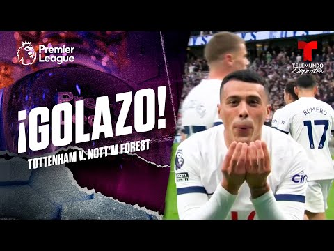 Pedro Porro mete el tercer gol - Tottenham v. Nottingham Forest | Premier League