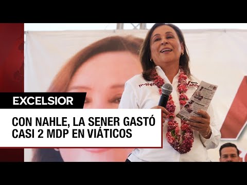 Rocío Nahle se gastó 2 mdp en viáticos al frente de la Sener