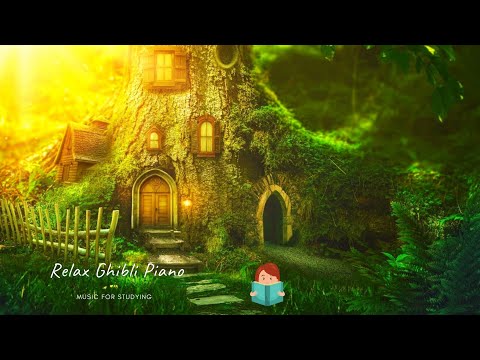 「無廣告版」讓人感到放鬆的宮崎駿音樂 (純鋼琴) ☕ 讀書＆工作音樂～5 Hours Relax Ghibli Music Studying Music