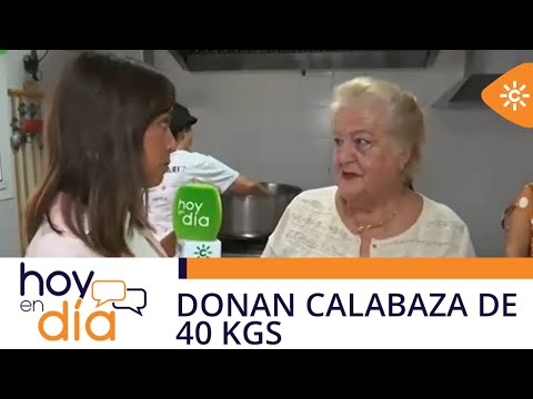 Hoy en día | Donan calabaza de 40 kgs a un comedor solidario de Chiclana