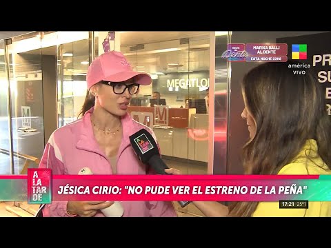 Jésica Cirio habló en #ALaTarde: No pude ver 'La Peña'