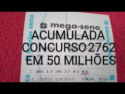 mega sena acumulada 50 milhoes concurso 2762 dicas e analise