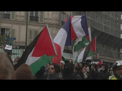 Manifestation à Paris en soutien au peuple palestinien et pour un cessez-le-feu | AFP Images