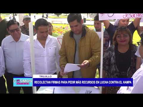 Trujillo: Recolectan firmas para pedir más recursos en lucha contra el hampa
