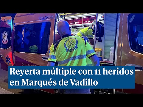 Una reyerta en la plaza de Marqués de Vadillo deja 11 jóvenes heridos