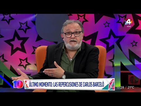 El descargo de Luis por por las repercusiones de la nota a Carlos Barceló: La pasé muy mal