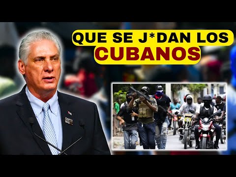 Canel CONDENA a los CUBANOS varados en Haití