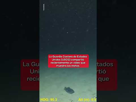 Video muestra cómo quedó el sumergible titán OceanGate tras implosionar: