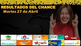 Resultados del Chance del Martes 27 de abril de 2021 ????????????????