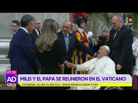 Javier Milei y el papa Francisco se reunieron en el Vaticano