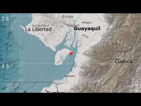 Fuerte temblor en Ecuador
