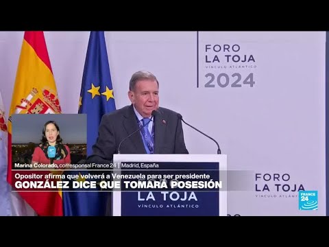 Informe desde Madrid: Edmundo González afirmó que tomará posesión como presidente de Venezuela