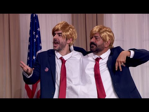 Juanra Bonet y José Corbacho cantan una saeta interpretando a Donald Trump - Improvisando