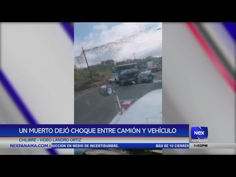 Un Muerto Dejo Choque Entre Camio N Y Vehi Culo En Chilibre Domiplay