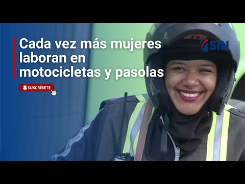 Cada vez más mujeres laboran en motocicletas y pasolas