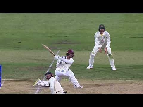 WI vs AUS: Tagenarine Chanderpaul launches a ball for 6 in Day 2 of 2nd Test | SportsMax TV