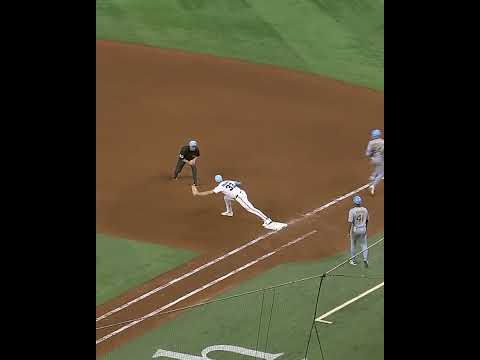 Anthony Bender makes the play! #PitchersAreAthletes