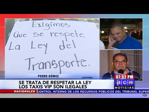 Taxistas: Los taxis VIP no pueden hacer ni huelga porque son ilegales
