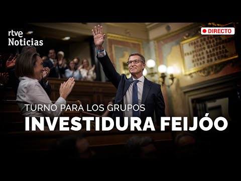 INVESTIDURA FEIJÓO  EN DIRECTO: Los GRUPOS responden al PRESIDENTE del PP (PRIMER DÍA) | RTVE