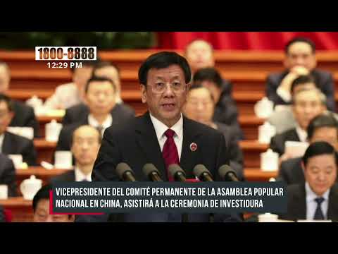 Enviado especial del presidente chino en Toma de Posesión del 10 de enero en Nicaragua