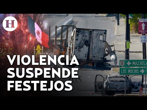 Sin gente en plazas, sin bandas, ni grito, así vivió Sinaloa el 15 de septiembre por violencia