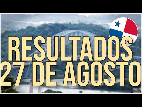 Resultados Lotería de Panamá Domingo 27 de Agosto 2023