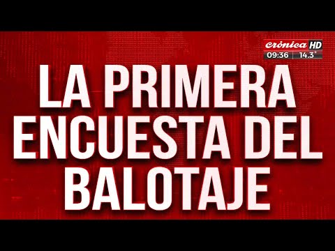 Elecciones 2023: se conoció el resultado de la primera encuesta del balotaje