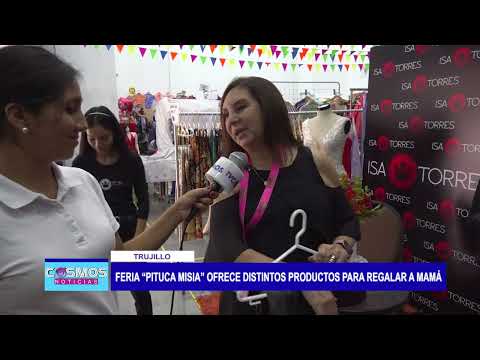 Trujillo: Feria “Pituca misia” ofrece distintos productos para regalar a mamá