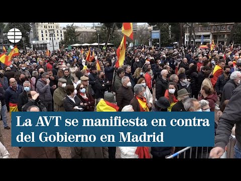 La AVT se manifiesta en Colón en contra del Gobierno