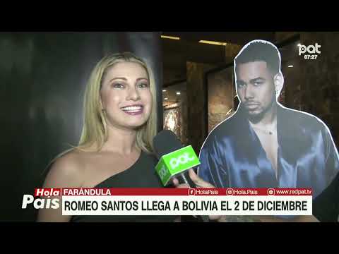 Romeo Santos llega a Bolivia